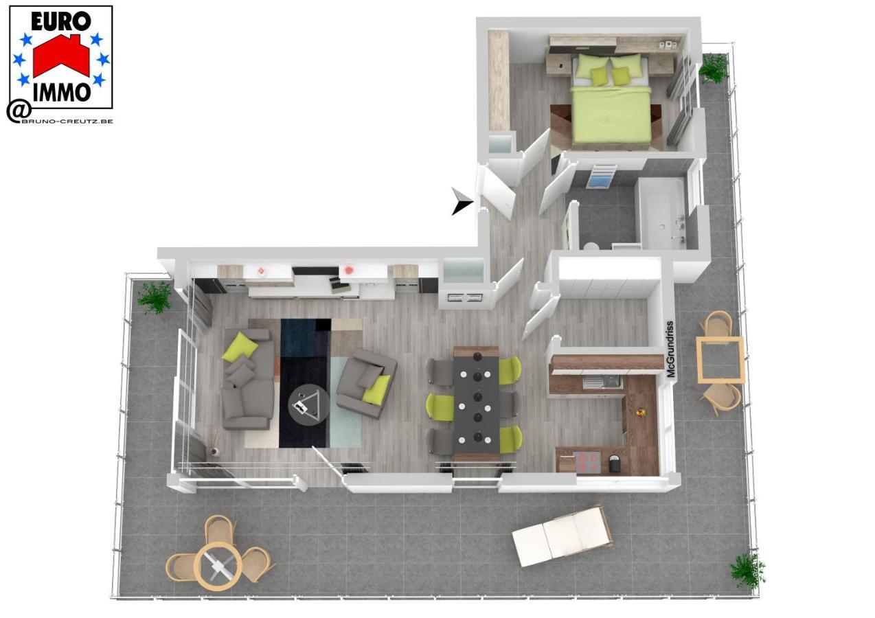 Penthouse Lebierre Hotel Malmedy Kültér fotó